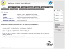 Tablet Screenshot of curling-wallisellen.ch